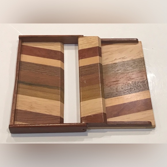 “Aloha From Hawaii” Hand Crafted Wooden Business Card Box - Picture 4 of 4